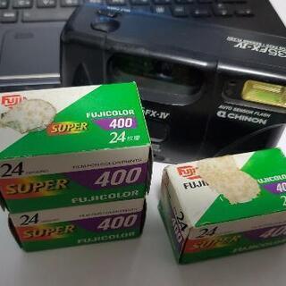 CHINON フィルムカメラ フィルム3本付き