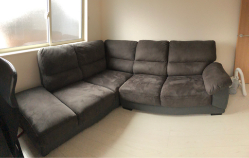 ニトリ　右カウチソファー