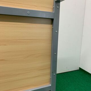 中古 W1800ミーティングテーブル 天板ナチュラル　傷ありの画像