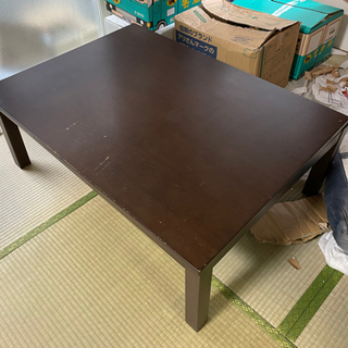 無印良品こたつ（長方形・焦茶）