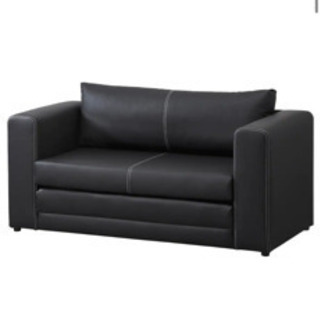 2人掛けソファ　ベッド　IKEAの画像