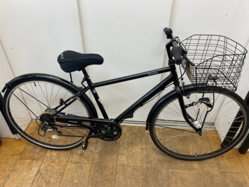 N019★黒色・２７インチ普通自転車★防犯登録料込