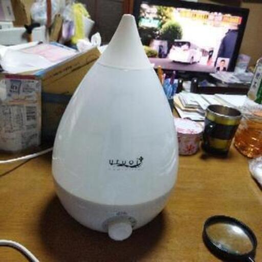 （決まりました）家庭用超音波式加湿器uruoi+ 白 UH-215
