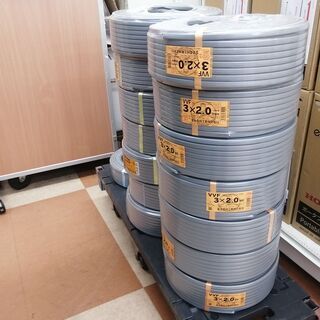 【VVF電線エリアトップレベル高額買取】全メーカーVVF電線を高額買取。3芯×2.0㎜　11000円！！の画像