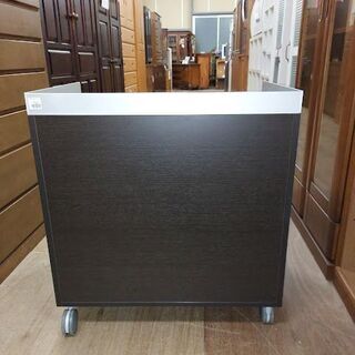 【愛品倶楽部柏店】blum ブルム タンデムレール使用 木製4段ツールキャビネット キャスター付の画像