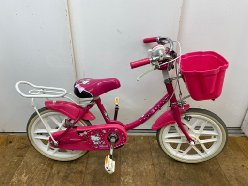 N020★ブリヂストン製★マゼンタ色・子供自転車★防犯登録料込