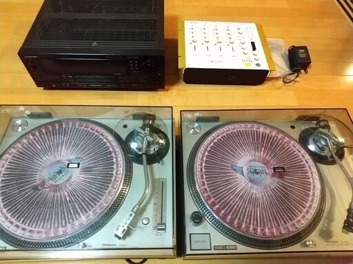 値下げ ターンテーブル　テクニクス DJフルセット　おまけ付