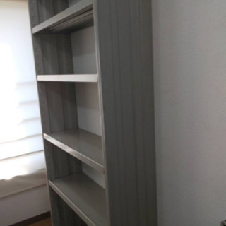 薄型スチール本棚　5段の画像