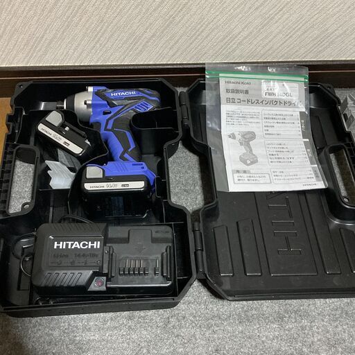極美品 日立 コードレス インパクト ドライバー 14.4V FMH14DGL
