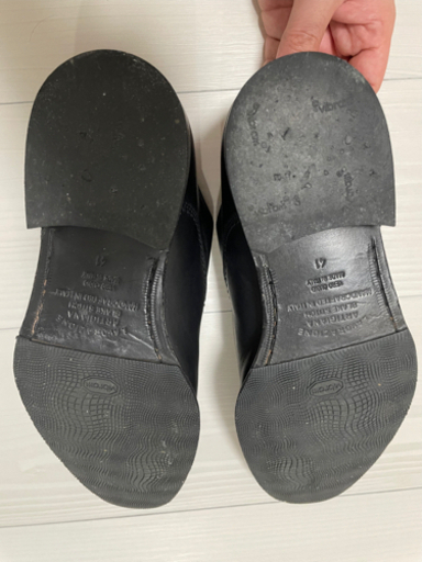 【ほぼ新品】 Hilton ヒルトン　革靴　ビジネスシューズ　レザーシューズ　26センチ　イタリア製　内羽ストレートチップ　ビブラム　