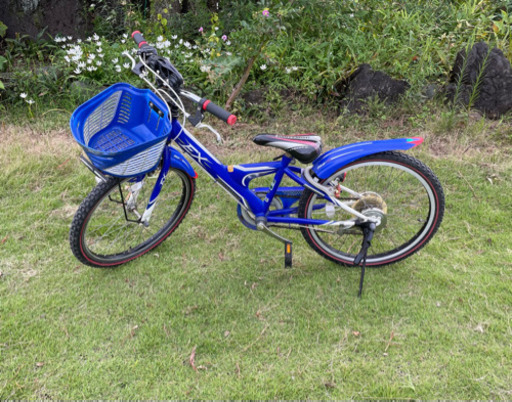 ブリヂストン自転車 MHF10 EX 22インチ 青 美品