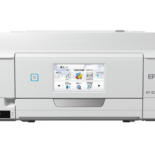 美品★ 替えインク付き　EPSON EP-807AW 高機能プリンター　ホワイト