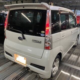 自社ローン 保証人不要 金利ゼロ スバル ステラ カスタムRリミテッド H22年式 走行11万4千km 車検R5/2月の画像