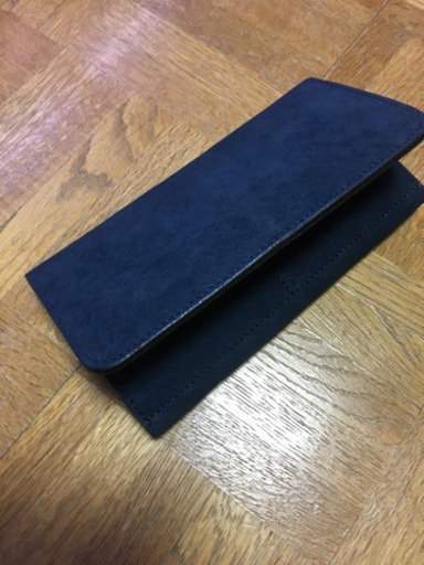 相談により早い者勝ち価格で提供可能。象革　エレファント　本物　新品　未使用品　マットネイビーブルー