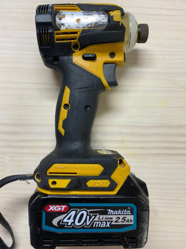 中古　 マキタ　TD001GDXFY 40V 充電式インパクトドライバー　セット