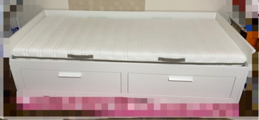 IKEA セミシングルベッド ホワイト