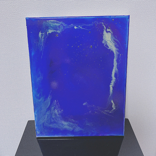 『　warp space deep sea 』✨⭐️ 宇宙の流れ星を使用した流星アートになります✨✨✨✨の画像