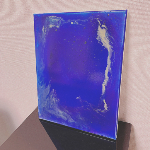 『　warp space deep sea 』✨⭐️ 宇宙の流れ星を使用した流星アートになります✨✨✨✨