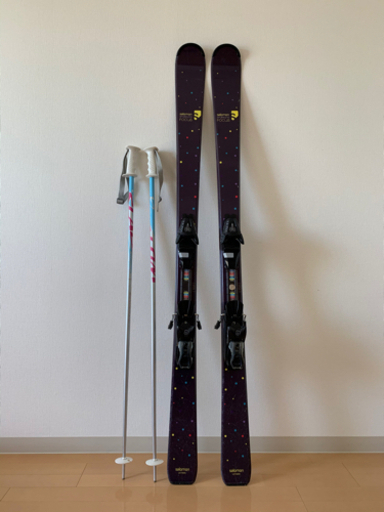 【連休中プレゼント有】スキー板(SALOMON)＆ブーツ(HANSON) レディース