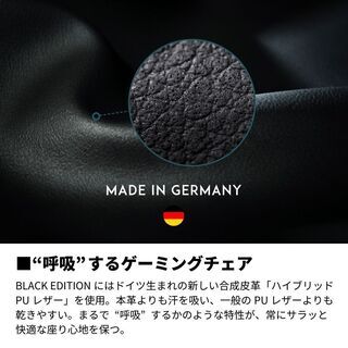 noblechairs EPIC BLACK EDITIONの画像