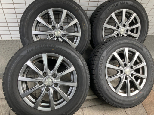 スタッドレスタイヤ195/65R15 4本セット＋タイヤチェーン