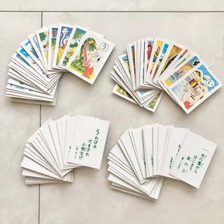 【ネット決済・配送】かるた　日本昔ばなし　カルタ　カードゲーム　遊び　遊具　お正月 Karuta Japanese card game old Japanese stories playing New Years の画像