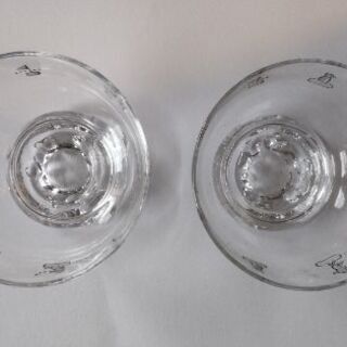 くまのバンクー  北極グラス、南極グラス２個セットの画像