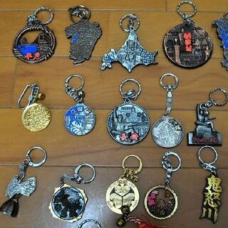観光地土産キーホルダー　大量セットの画像