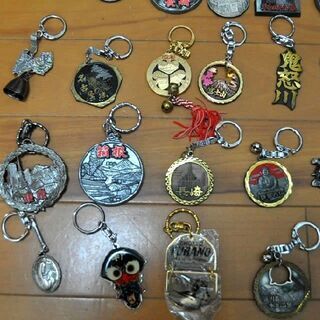 観光地土産キーホルダー　大量セットの画像