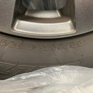 14インチタイヤホイール4本セット　155/64 R14 ウェイク　4穴　軽自動車の画像