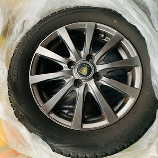 14インチタイヤホイール4本セット　155/64 R14 ウェイク　4穴　軽自動車の画像