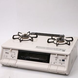 025)【美品】Paloma パロマ ガスコンロ ガステーブル 水無し両面焼きグリル 都市ガス用 PA-360WHA-L 2019年製