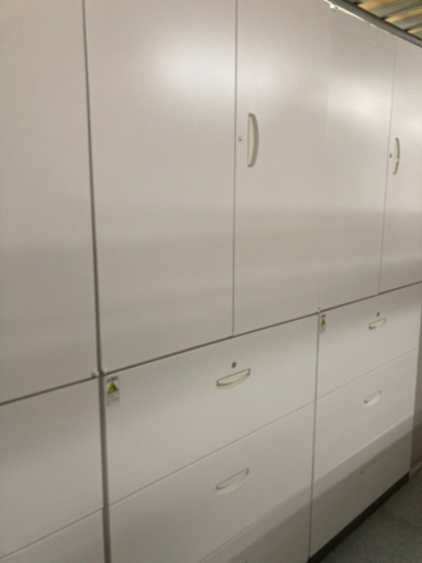 生興 両開き&ラテラル3段書庫上下セット 中古