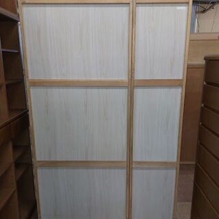 【値下げしました】旭川家具　３枚扉洋服タンス　ヨコマク【愛品倶楽部柏店】の画像