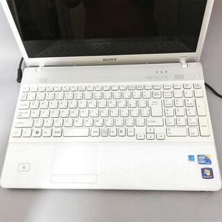 ノートパソコン Windows10 中古良品 15型ワイド SONY VPCEB17FJ Core i3 4GB 500G DVDマルチ 無線 Bluetooth カメラ Officeの画像