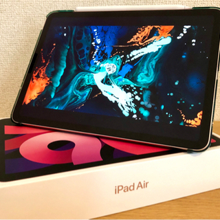 【美品】iPad Air 4 2020&タッチペン・薄型ケース・...