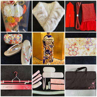 【取引中】振袖　20点セット　クリーニング済　半額以下！　成人式の画像