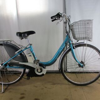 ★中古電動自転車★B469　ブリヂストン　アシスタ　ブルー【26インチ】