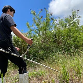 【枠が空いたので1名募集します。】草刈り/木の伐採のお仕事｜日当...