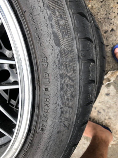 タイヤ＆ホイル4点セット　17インチ