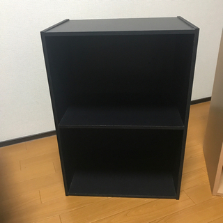 カラーボックス　黒