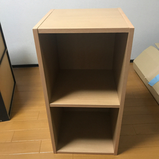 カラーボックス　2段