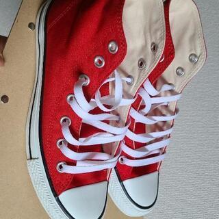 【美品】CONVERSE NEXTAR ハイカット レッド 24...