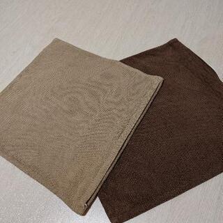 無印良品　クッションカバー2枚組