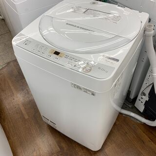 SHARP 6.0kg洗濯機　ES-GE6C-W