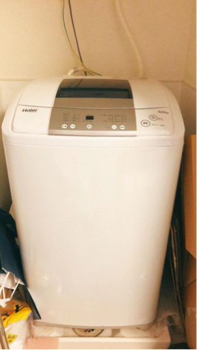 ハイアール 6kg 全自動洗濯機 ホワイト
