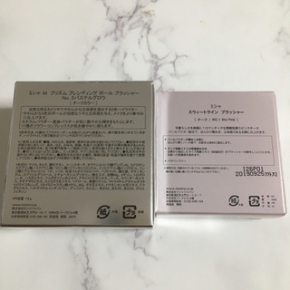 新品韓国コスメミシャチーク2点セットの画像
