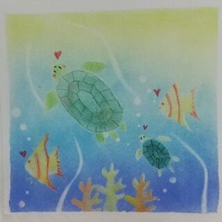 追記あり誰でも簡単に絵が描ける指で描いて心地よい🎶パステルアート教室の画像