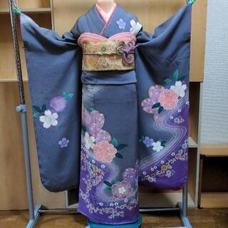 振り袖(桂由美)、長襦袢、袋帯、小物セット