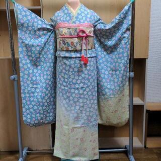 振り袖(る)、長襦袢、袋帯、小物セット